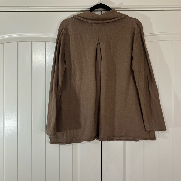 Willow Brown Cardigan. Size Medium. Minimalism. Neutral. Cabincore. - Picture 3 of 8